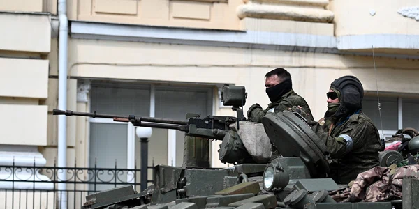Fortele militare ale companiei Wagner pe strazile din Rostov  Foto Profimedia (1) jpg