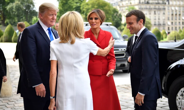 macron, trump png