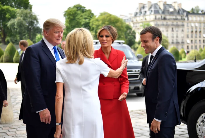 macron, trump png