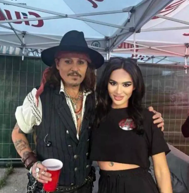 Margherita de la Clejani alături de Johnny Depp / foto: Social media 