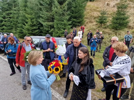 Principesa Sofia în Ținutul Moților, în Apuseni. FOTO: Casa Majestății Sale