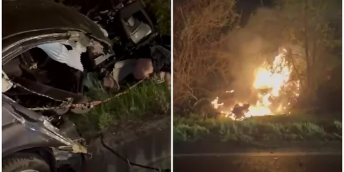 accident caras severin foto captura video stirile pro