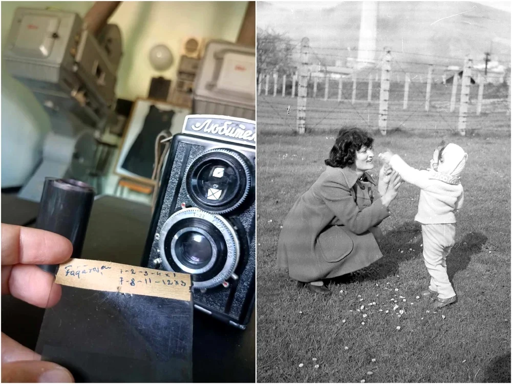 2023 - Aparatul foto Lubitel - 2, cumpărat de la o consignaţie, conţinea două filme developate