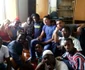 Abdoulaye Balde alături de alţi imigranţi africani din Italia în urmă cu cinci ani Foto Arhiva personală