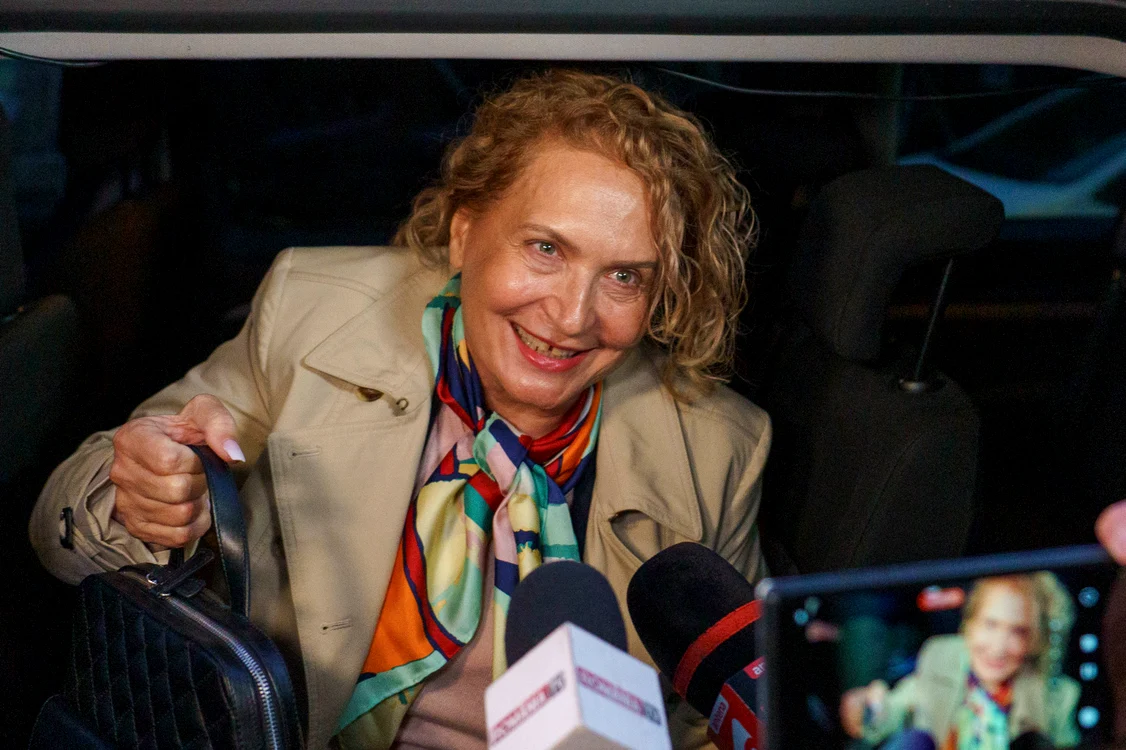 Florentina Ioniță-Radu, adusă la sediul DNA Militar. FOTO: Inquam Photos/Tudor Pană
