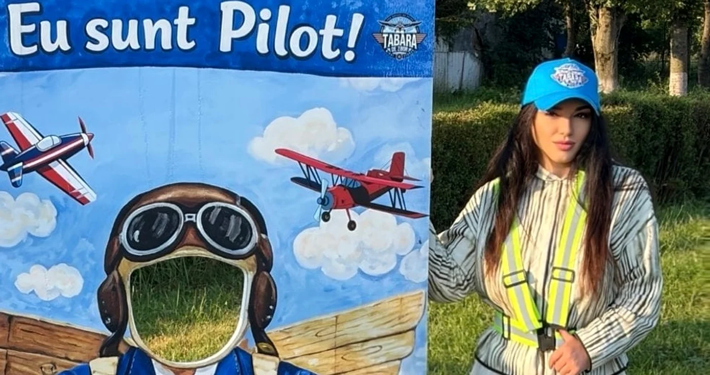 Reporterul Click! Alina Erimia a fost în Tabăra de zbor pentru o zi foto: Click!