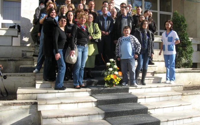 O mare parte din cei 95 de pacienţi transplantaţi au venit astăzi la spital ca să sărbătoarească 10 ani de existenţă a Centrului de Transplant Renal Iaşi
