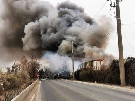 incendiu glina