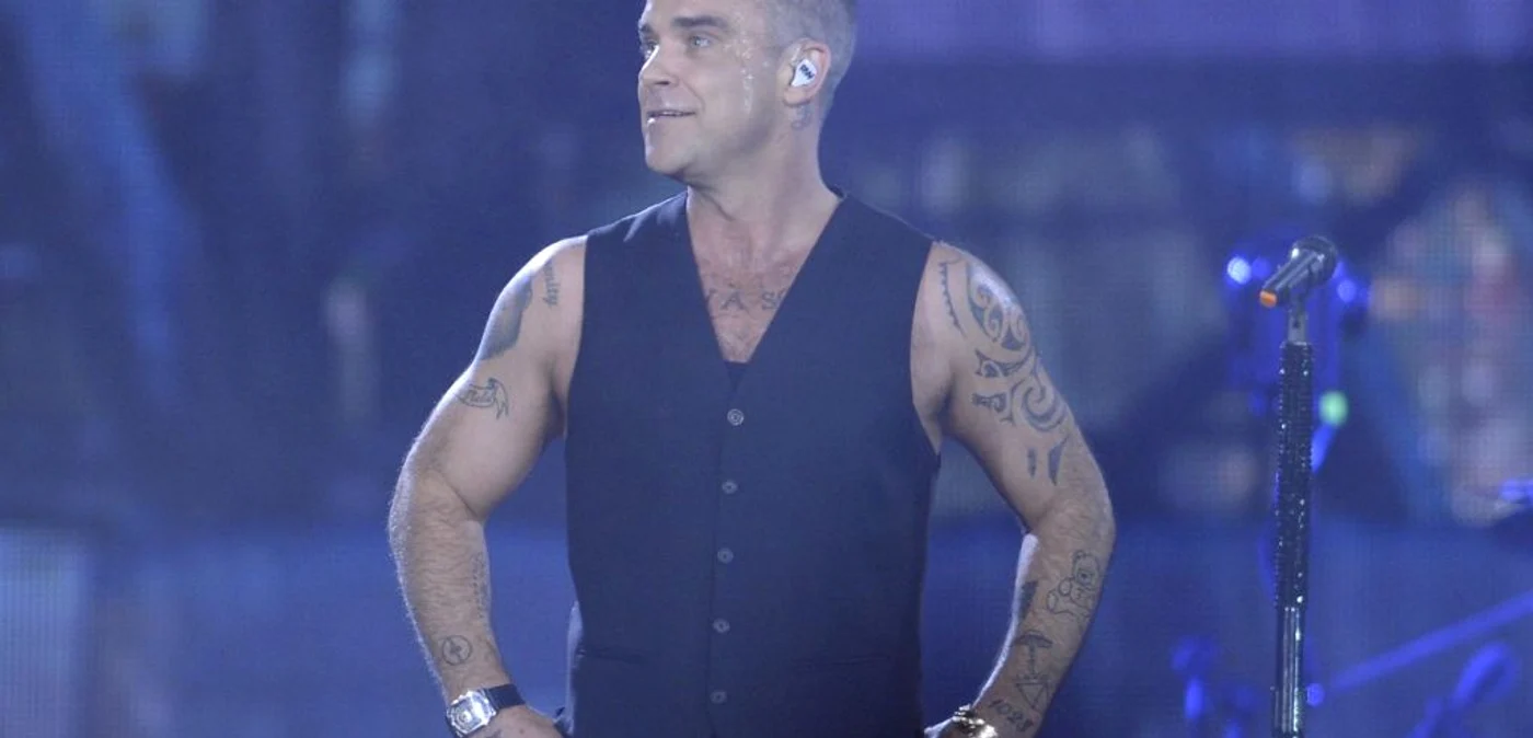 Robbie Williams a susţinut primul său concert în România pe 17 iulie 2015 FOTO Mediafax