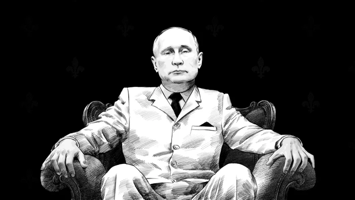 „Ţarul” Putin trăieşte în propria lume şi nu mai ţine cont de sfaturile consilierilor care au încercat să-l convingă să nu intre într-un război dezastruos. FOTO AFP