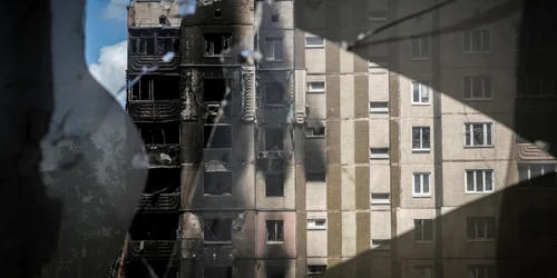 Razboi Ucraina Rusia bloc bombardat in Irpin Ucraina 26-27 mai 2022 FOTO Getty Images
