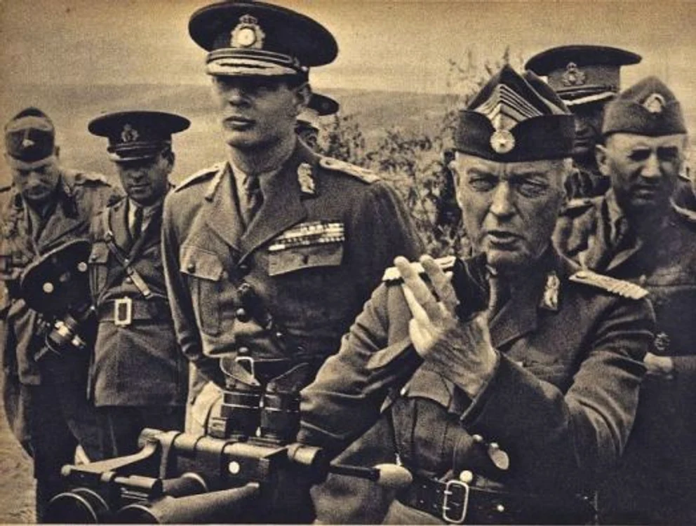 Regele Mihai și Ion Antonescu