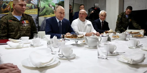 Putin, vizită la un spital din Moscova FOTO profimedia jpg