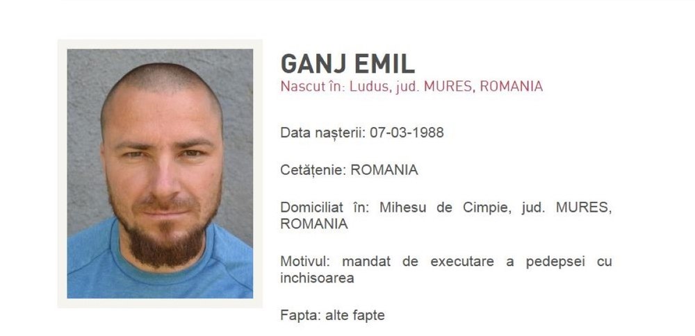 Mesaj RO-Alert în Bistrița-Năsăud, după ce criminalul fugar din Mureş ar fi fost văzut în zonă 