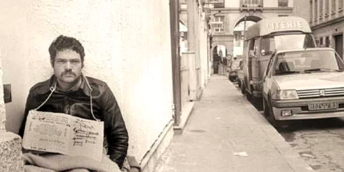 Serge Pop, la Paris, în timpul protestelor din anii ’80