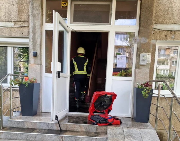Pompierii au prevenit extinderea flăcărilor. FOTO ISU Bihor
