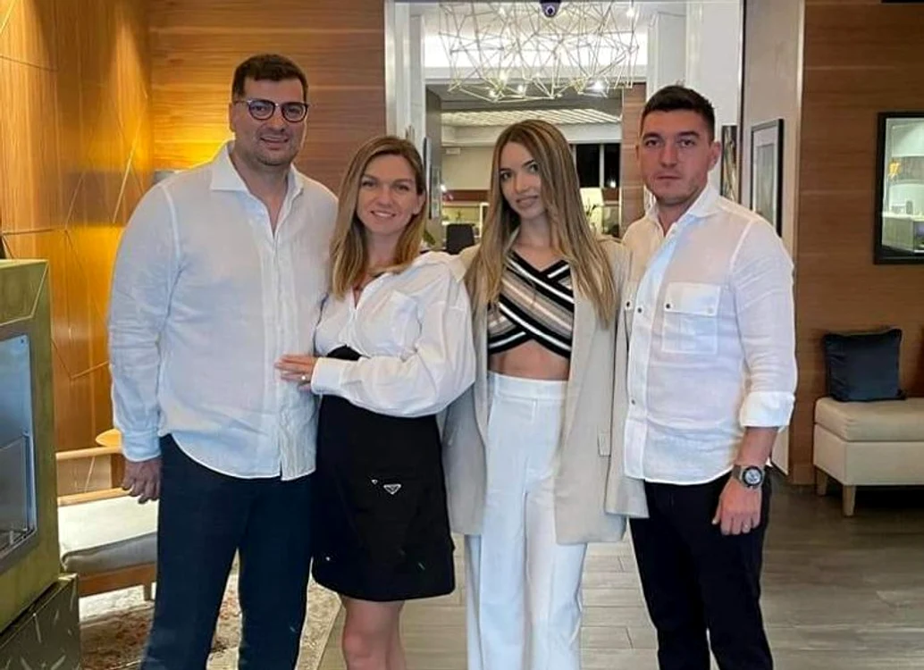 Simona Halep, alături de iubitul ei, dar și de fratele ei, Nicolae, și de soția saFOTO: Instagram