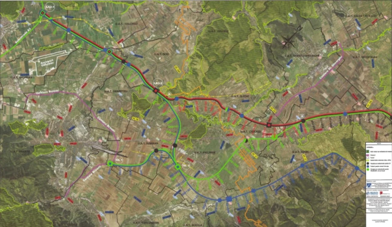 Autostrada Braşov - Bacău va fi construită pe traseul iniţial FOTO Bună Ziua Braşov