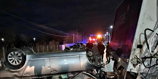slobozia accident cu 2 raniti FOTO ISU Ialomita