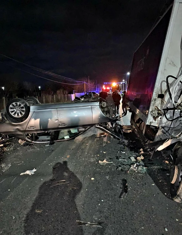 Accidentul a avut loc pe raza localităţii Borăneşti FOTO IPJ Ialomiţa