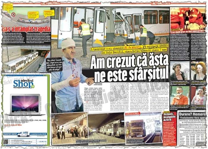 Click! v-a spus totul despre  accident în ediţia din 11 mai