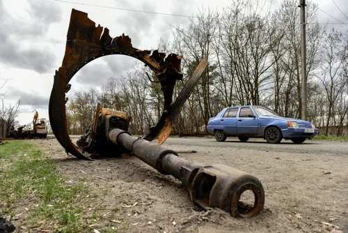 Război Ucraina - ziua 56 - Borodianka - 20 apr 2022 / FOTO EPA-EFE