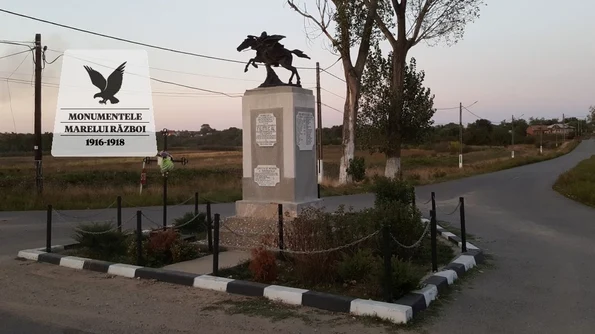 «Monumentele Marelui Război»: Monumentul eroilor din satul Robăneștii de Sus, județul Dolj / FOTO  jpeg