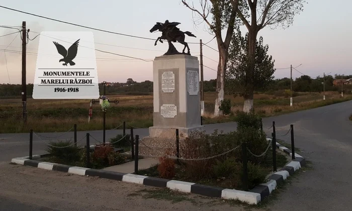 «Monumentele Marelui Război»: Monumentul eroilor din satul Robăneștii de Sus, județul Dolj / FOTO  jpeg