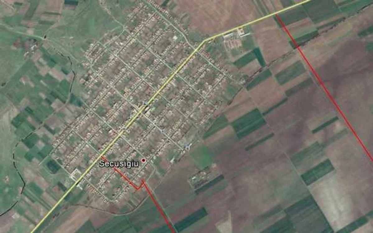 Majoritatea străzilor respectă vechea geografie FOTO Google Earth