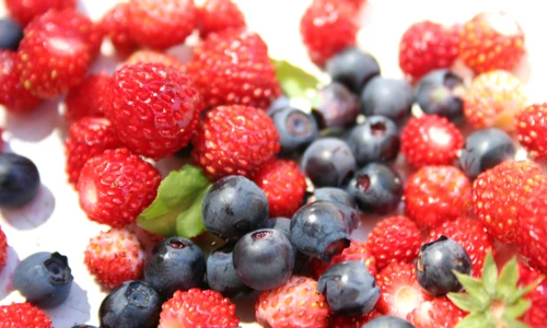 Wild strawberries and bilberries jpeg