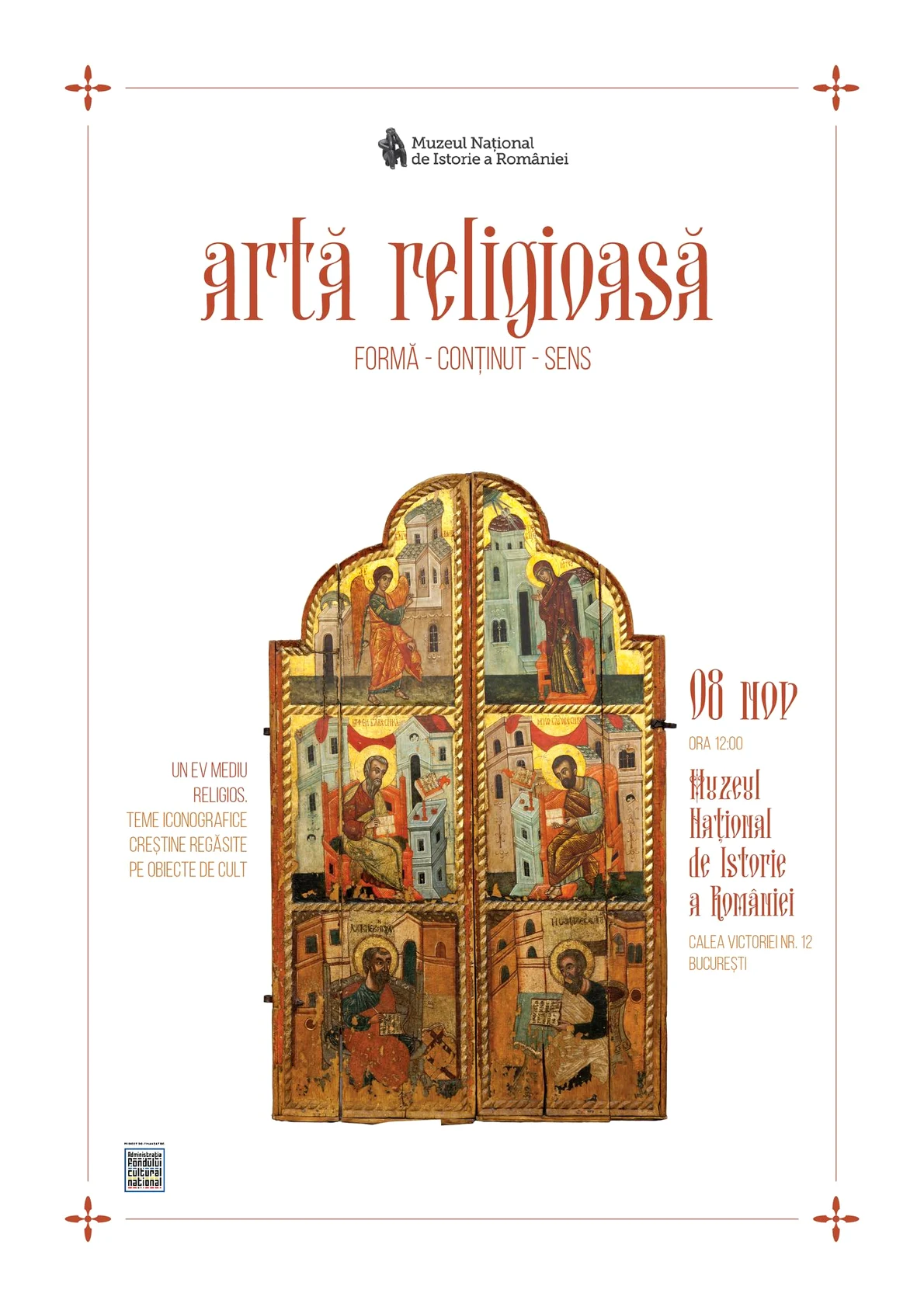 Deschiderea expoziției „Artă religioasă. Formă. Conținut. Sens” la Muzeul Național de Istorie a României