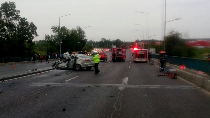 Accident pe DN1: O femeie de 35 de ani a murit