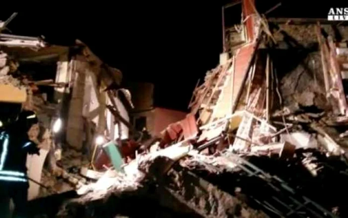 Explozia s-a produs în jurul orei locale 3.00 Foto: Captură Ansa