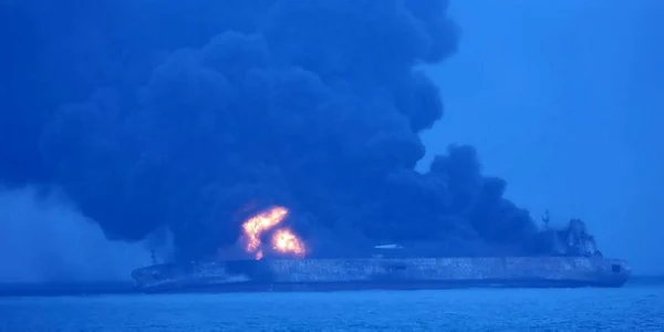 Petrolierul Sanchi FOTO AFP 