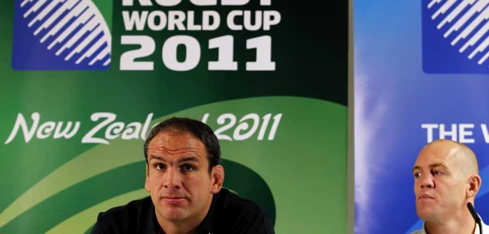 Martin Johnson (stânga), alături de Mike Tindall * Foto: Reuters