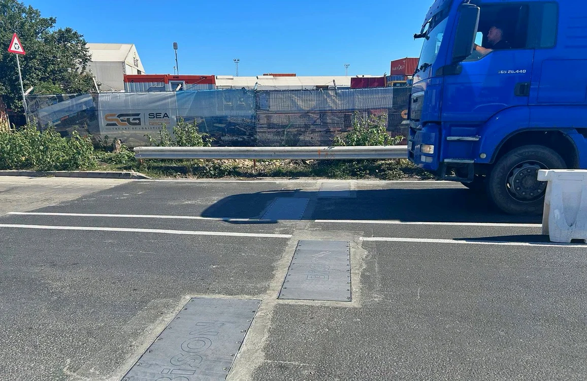 Camioanele sunt cântărite automat în Portul Constanța