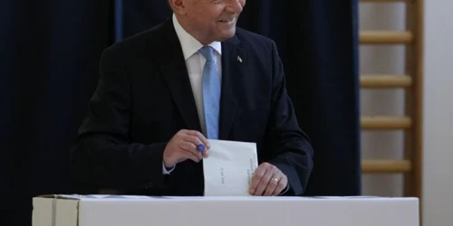 Traian Băsescu alegeri europarlamentare 2019 vot FOTO Mediafax Andreea Alexandru