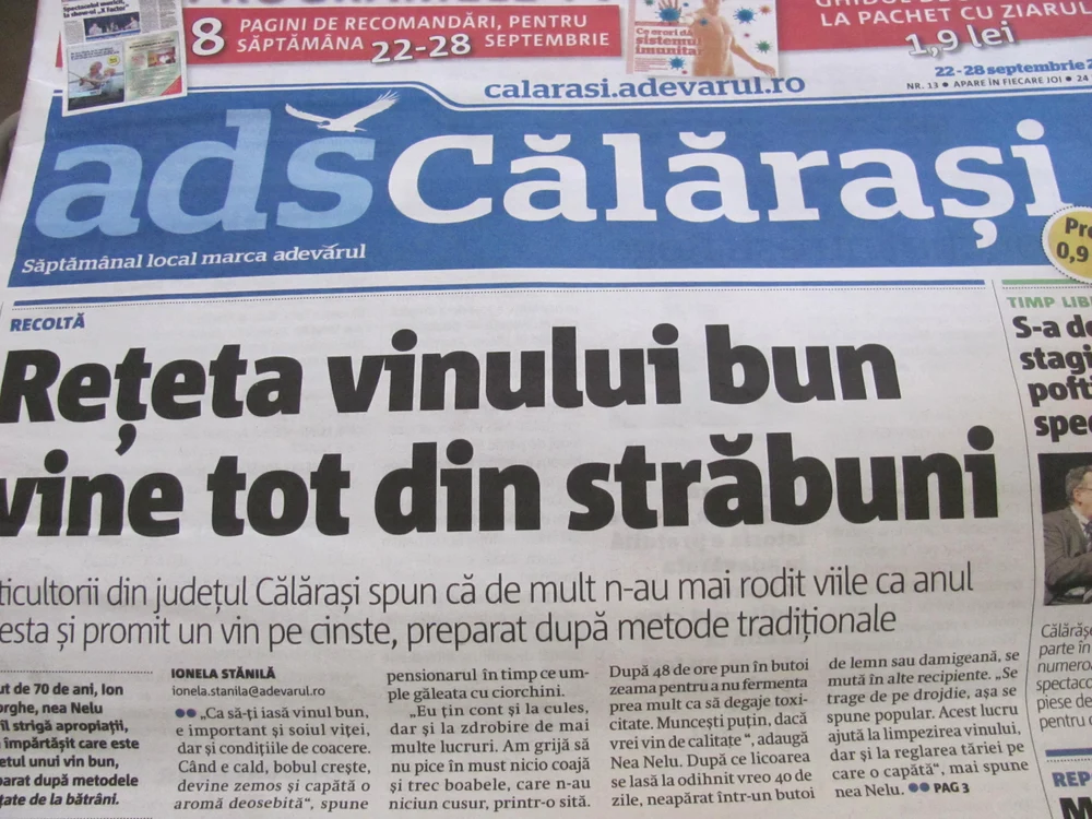 Săptămânalul ADS Călăraşi nr.13