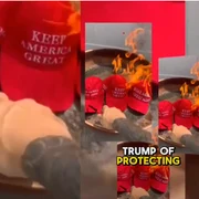 Șepci Maga arse captura video YouTube Latest Trending Update png