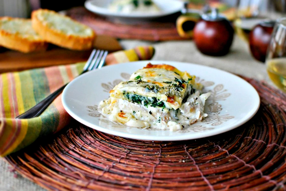 lasagna cu branza si pui jpeg