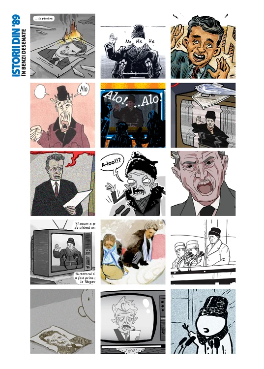 Nicolae Ceausescu in benzi desenate   Istorii din '89 jpg jpeg