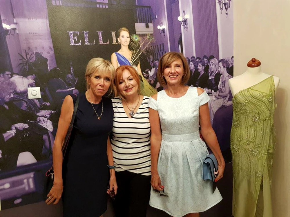 Brigitte Macron, Eli Lăslean și Carmen Iohannis