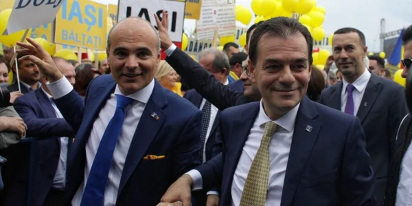 Miting PNL - Piaţa Victoriei - Rareş Bogdan - Ludovic Orban / FOTO Inquam Photos / Octav Ganea / 18 mai 2019
