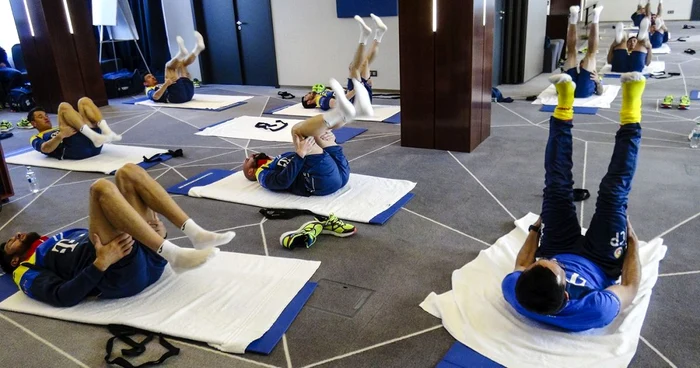 Antrenament în sală pentru tricolori