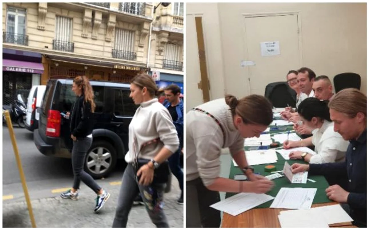 Simona Halep a votat la Paris Foto: Daniela Coman