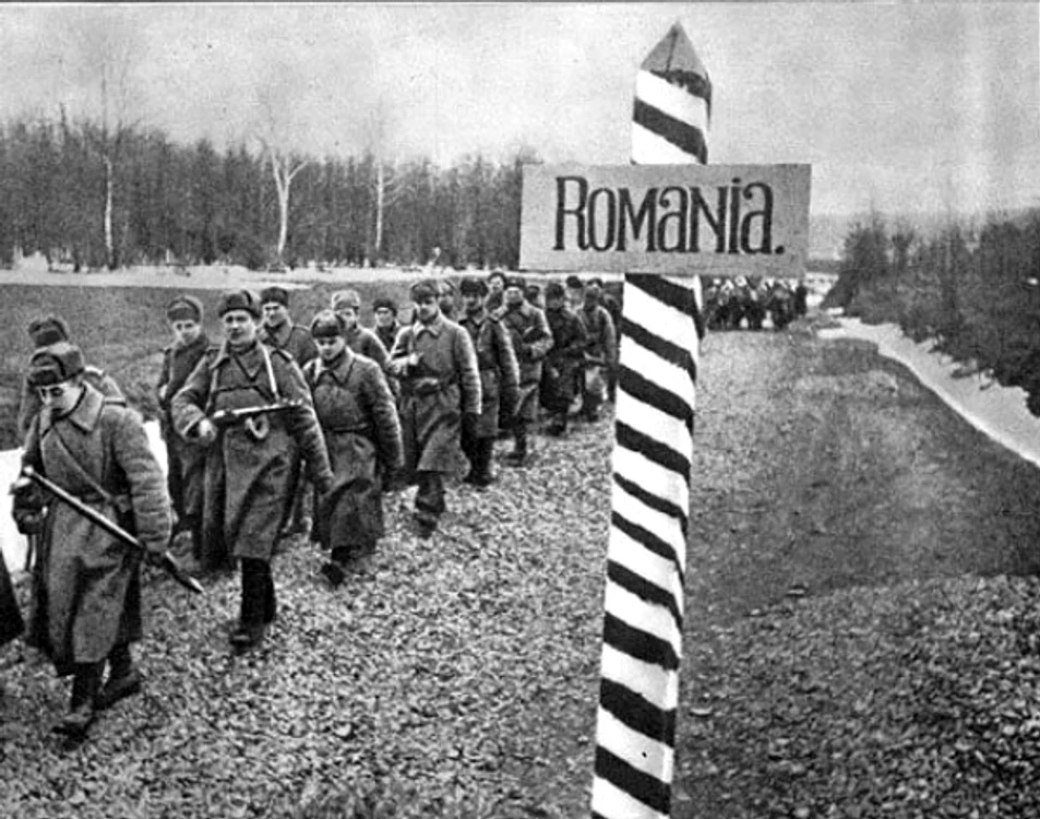 Trupele sovietice intră pe teritoriul României