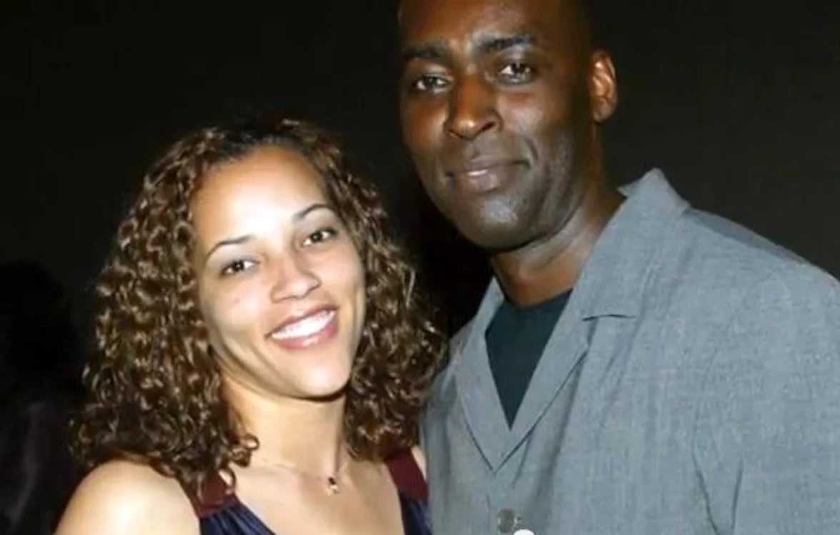 Michael Jace şi soţia, April