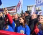 Traian Băsescu la manifestaţia de la Chişinău FOTO Iurii Botnarenco