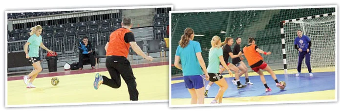 Tactica aleasă a fost ca la handbal: toţi în atac, toţi în apărare