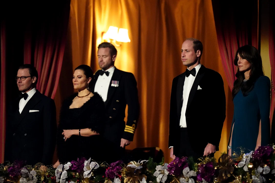 William, Prinț de Wales, Kate, Victoria a Suediei și Daniel, Getty jpg